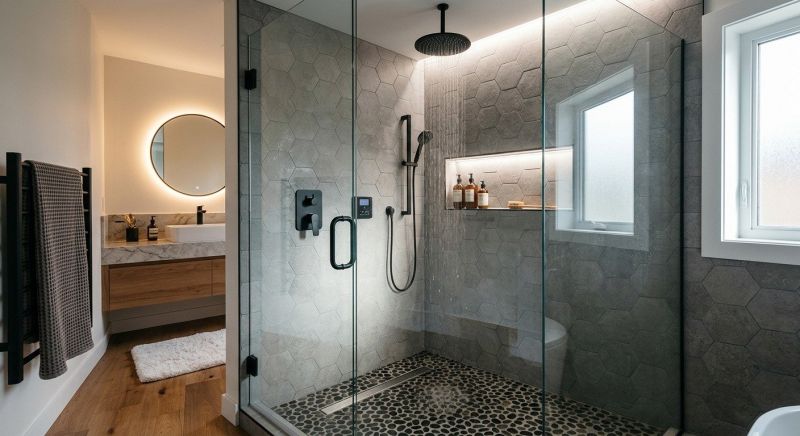 Granite Shower Installation in Galveston County, TX